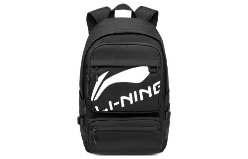 Li Ning Sports Life Collection Polyester Sports Backpack Unisex Black