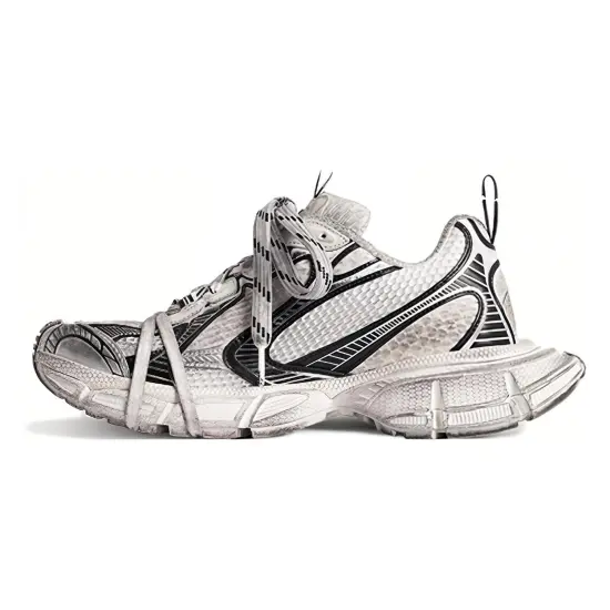 Balenciaga 3XL Sneakers 'White And Black Mesh And Polyurethane' Women's