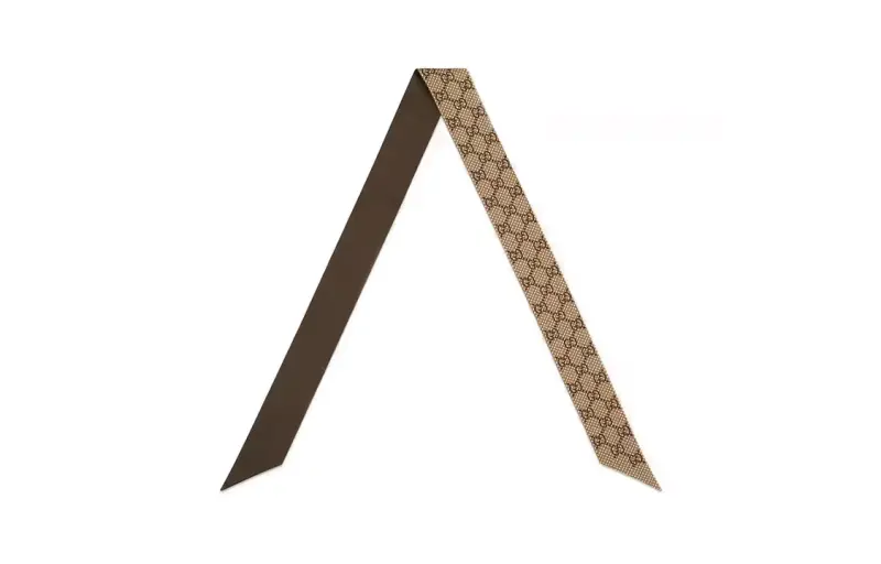 GUCCI Gg Printed Neck Bow