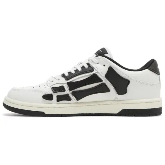 AMIRI Skel Top Low White Black White
