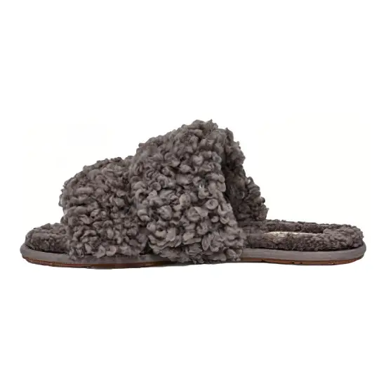 UGG Maxi Curly Scuffetta 'Grey' Women's