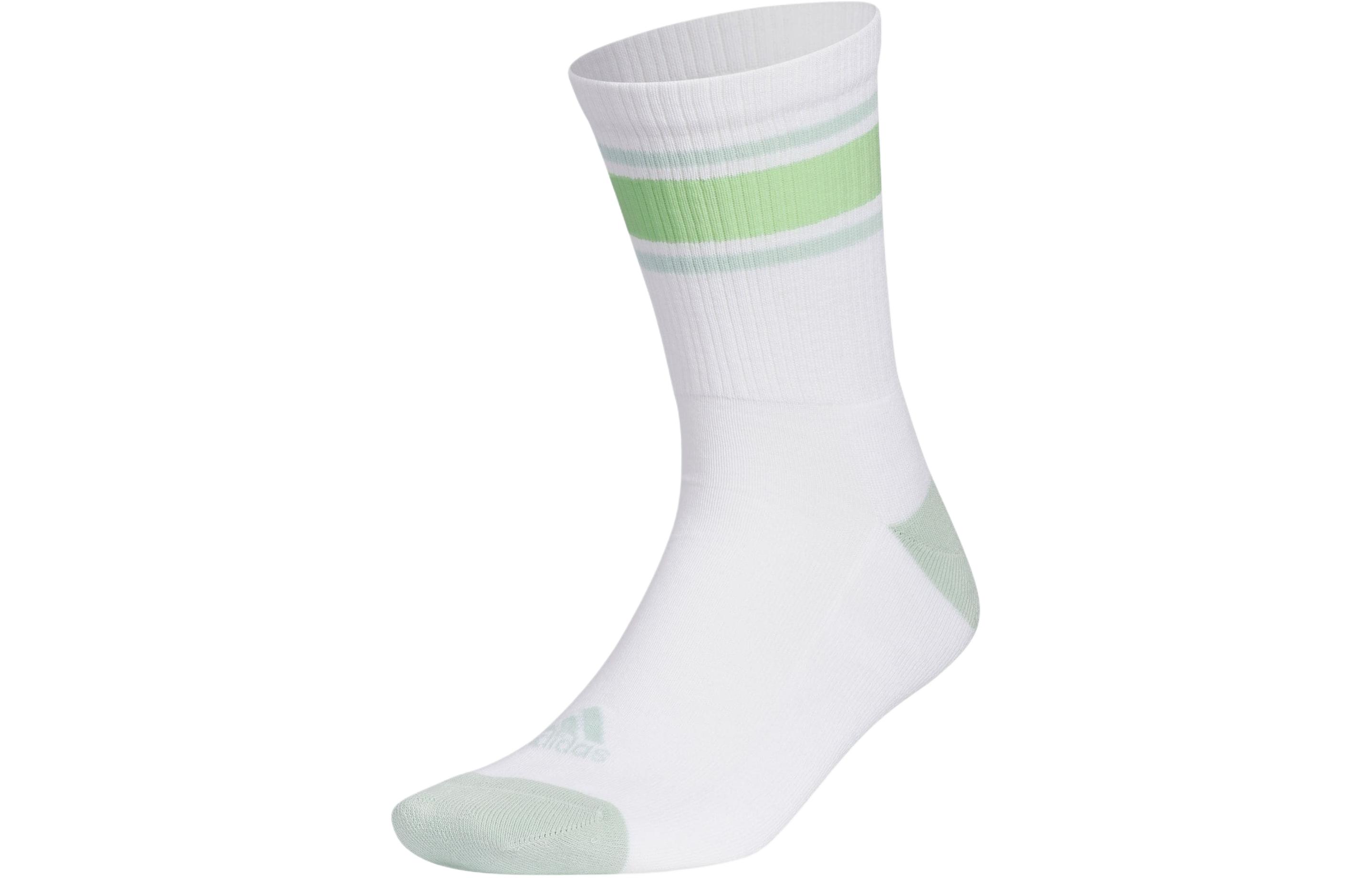 Adidas Crew Socks Unisex 1 Pack White/Light Green/Green