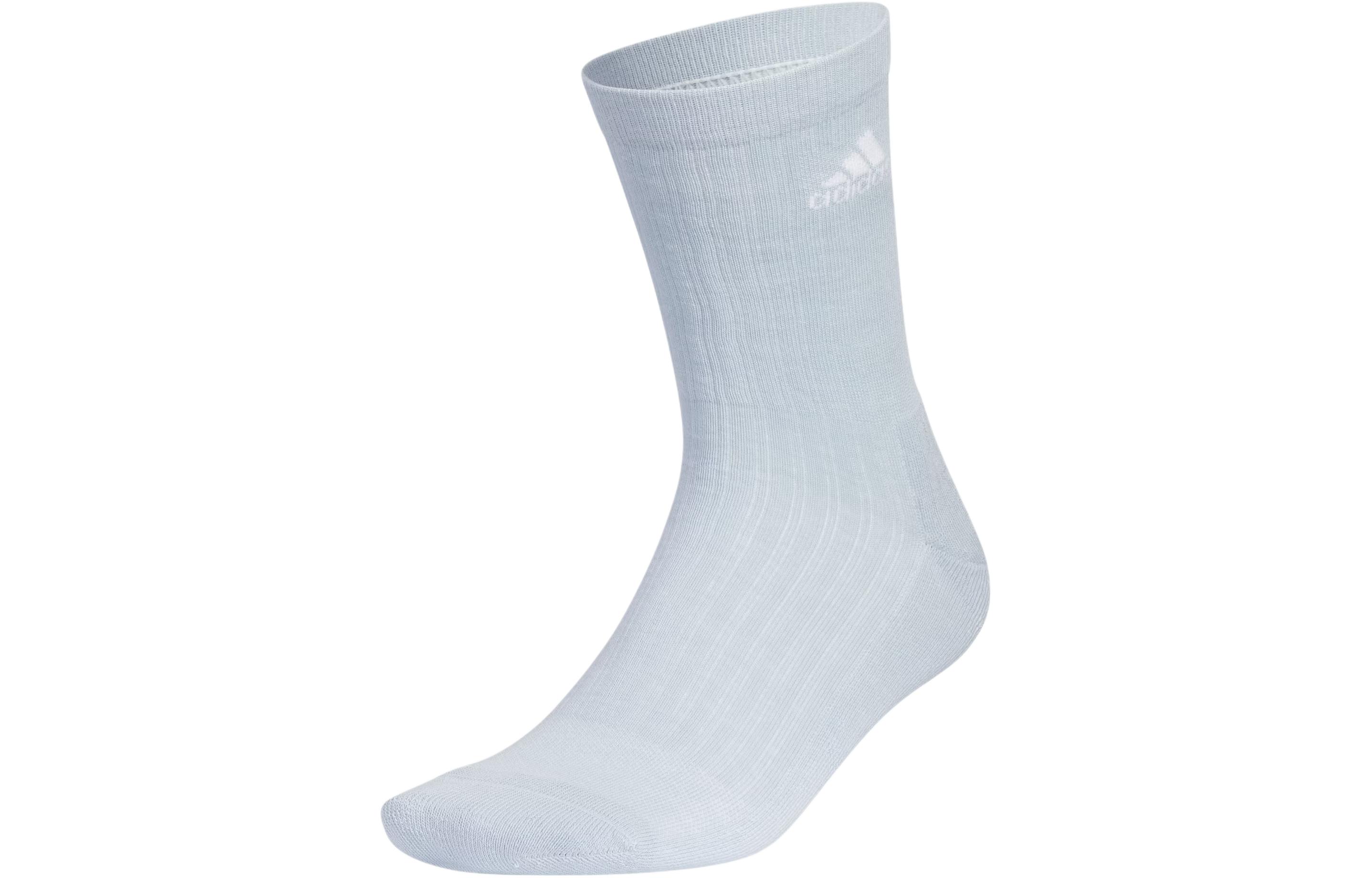 Adidas Crew Socks Unisex 1 Pack Light Blue/White