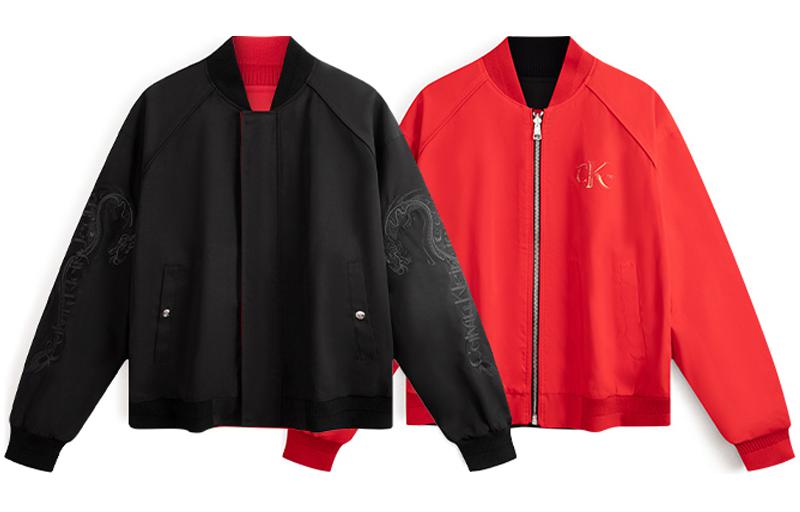 Куртка CALVIN KLEIN Dragon Embroidery (черная)