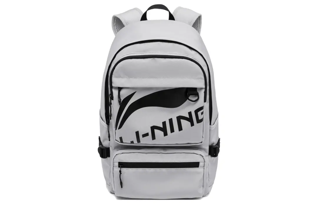Li Ning Sports Life Collection Polyester Sports Bag, Backpack Unisex Antarctic Gray