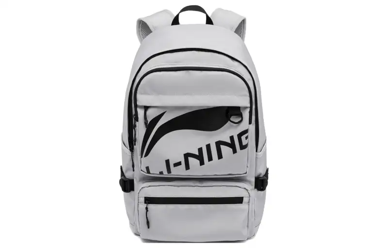 Li Ning Sports Life Collection Polyester Sports Bag, Backpack Unisex Antarctic Gray