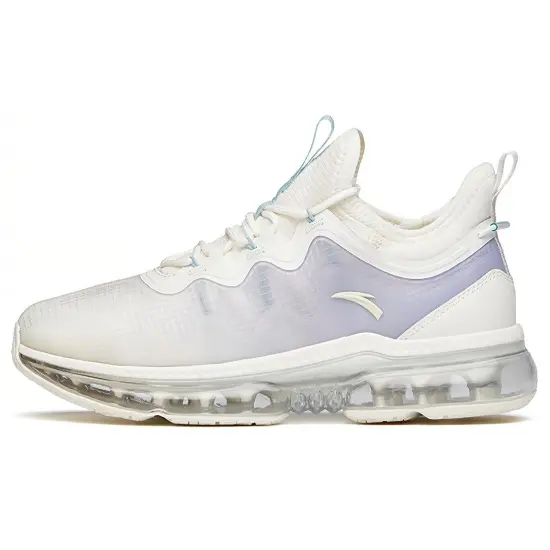 Anta Running Collection Cushioning Anti-Slip And Wear-Resistant Low-Top Running Shoes Women's White Purple