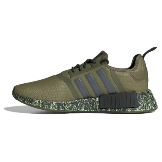 Adidas Originals Nmd R1 Focus Olive Core Black Green Spark