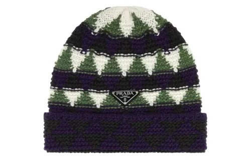 PRADA Cashmere, Wool Beanies Women's Multicolor