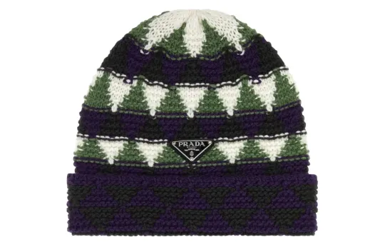 PRADA Cashmere, Wool Beanies Women's Multicolor