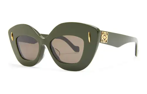 LOEWE Acetate Cat Eye Sunglasses Women's Green