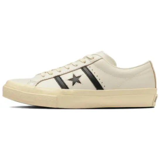 Converse Star&Bars Canvas Shoes Unisex Low-Top Beige