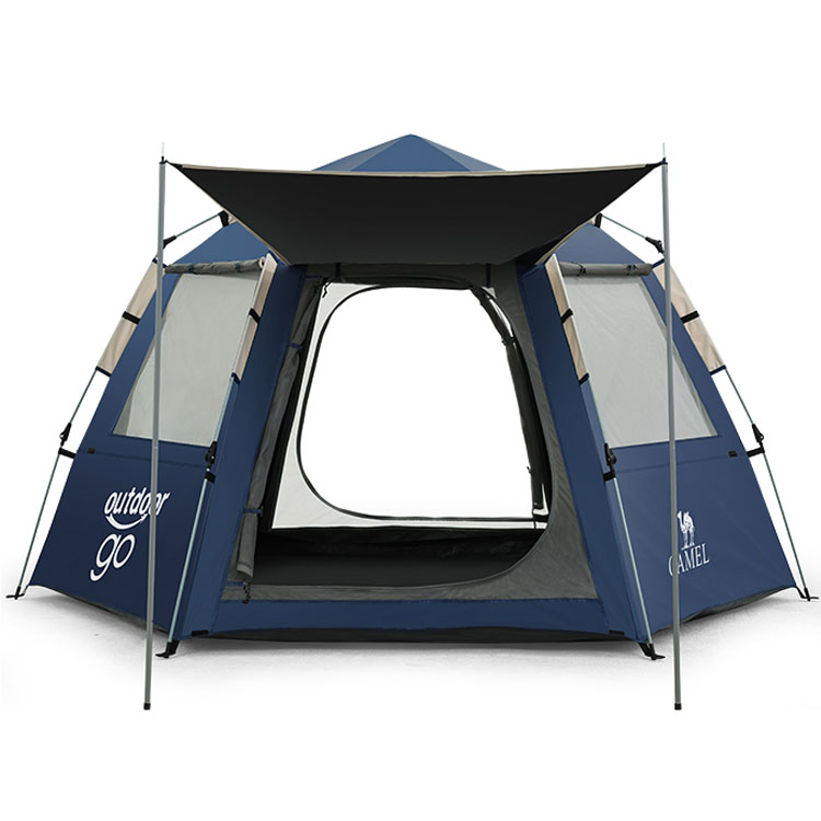 CAMEL Tent Outdoor Hexagonal Automatic Canopy Tent Outdoor Portable Park Camping Over Night Tent