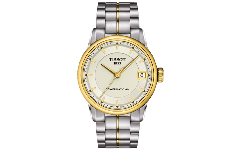 Женские часы TISSOT Classic Automatic (белые)