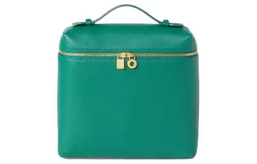 Loro Piana ExtraPocket Leather Rotten Bag Backpack Regular Women's Forest Leaf Green