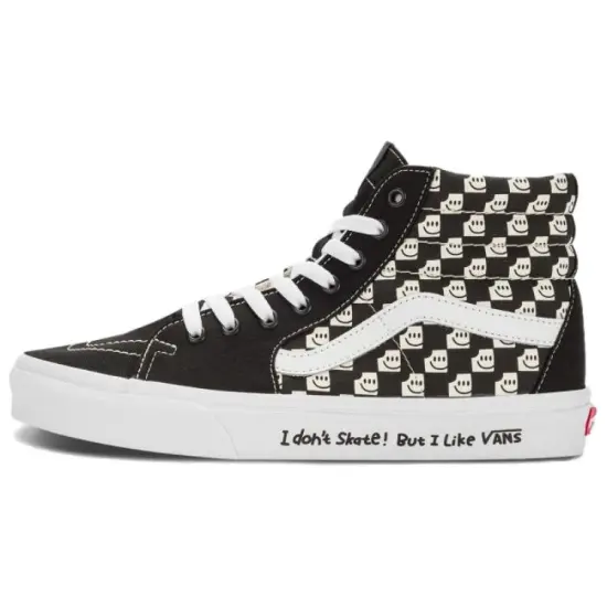 Vans SK8 Skateboarding Shoes Unisex High-top Black