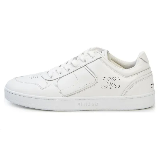 CELINE Low Top Skateboard Shoes Women's White