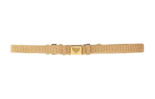 PRADA Belts Women's Khaki Width 2.5CM