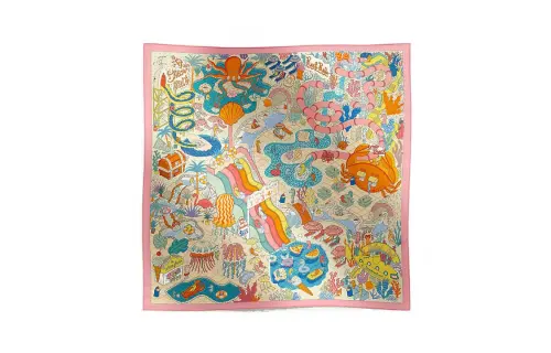 HERMES Scarves Unisex Multicolor
