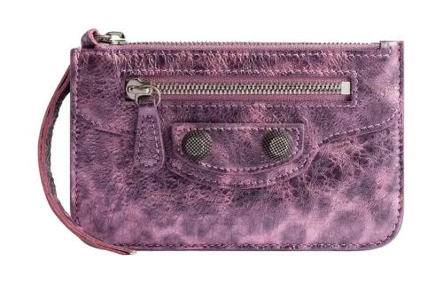 Balenciaga Le Cagole Lambskin Card Holder Card Holder Women's Pink