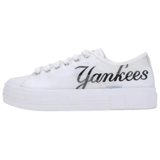 MLB Playball Canvas Shoes Unisex Low-Top White