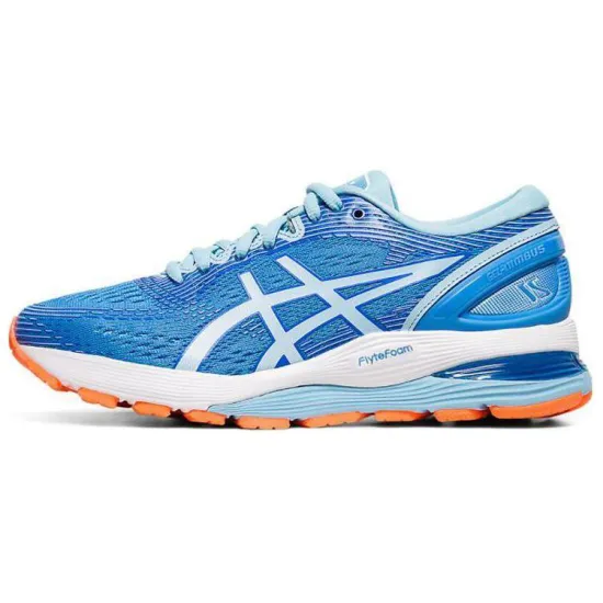 Asics Gel Nimbus 21 Wide 'Blue Coast Skylight' Women's