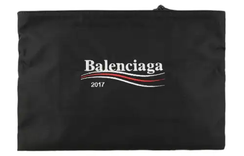 Balenciaga Nylon Clutch Men's Black
