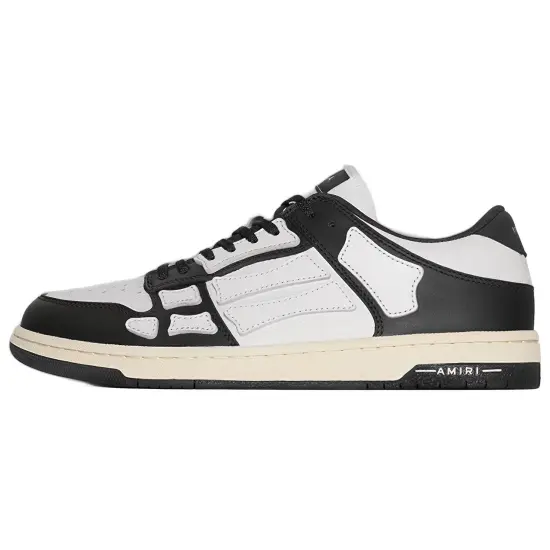 AMIRI Skel Top Low Black White Women's