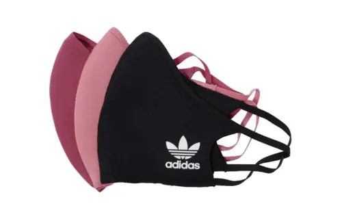 Adidas Originals Brand Logo Polyester Elastane Face Masks Unisex Multicolor