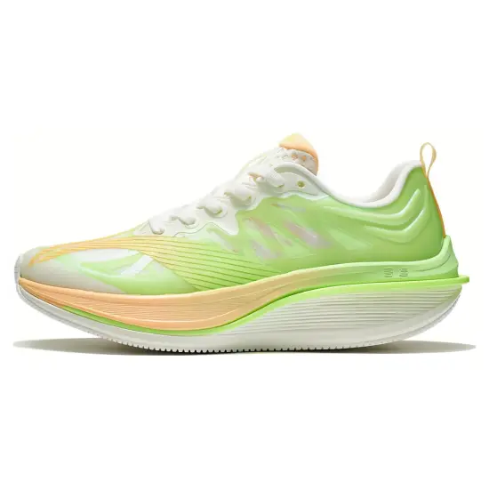 LINING WuShi 5S 2.0 Running Shoes Men Low-Top Neon Ice Yellow/Champagne White