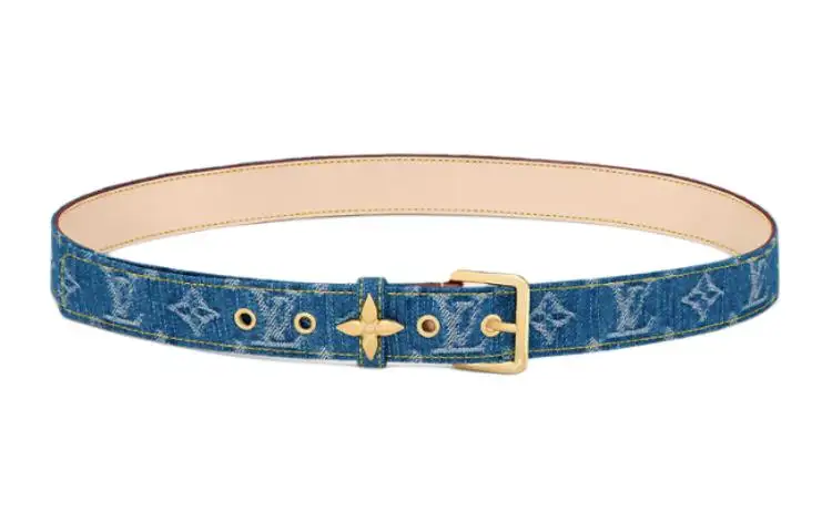 LOUIS VUITTON Lv Flowergram Ardillon 30mm Belt