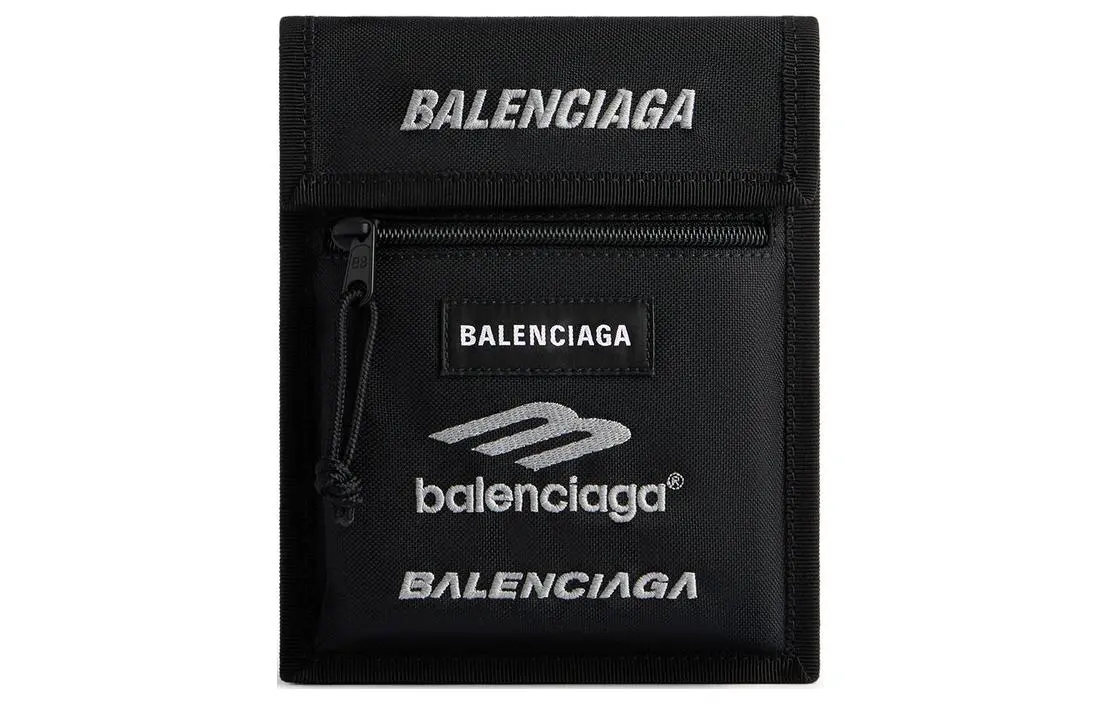 Balenciaga Explorer Polyamide Crossbody Bags Small Men's Black
