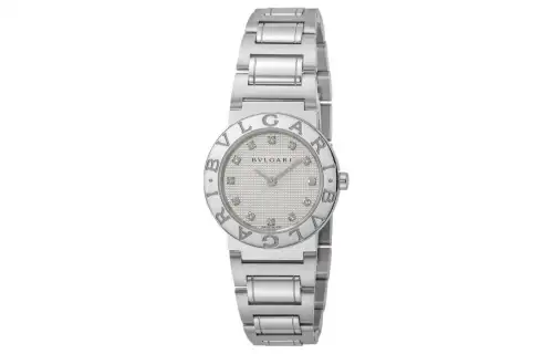 BVLGARI Wrist Watches Quartz Movement Stainless Steel Strap 26mm White Dial Unisex Water Resistant For Everyday Use