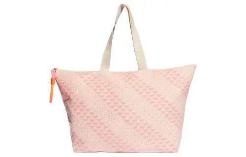 Adidas Originals Trefoil Recycled Polyester Jacquard Tote Bag, Shopping Bag, Shoulder Bag, Handbag Regular Women's
