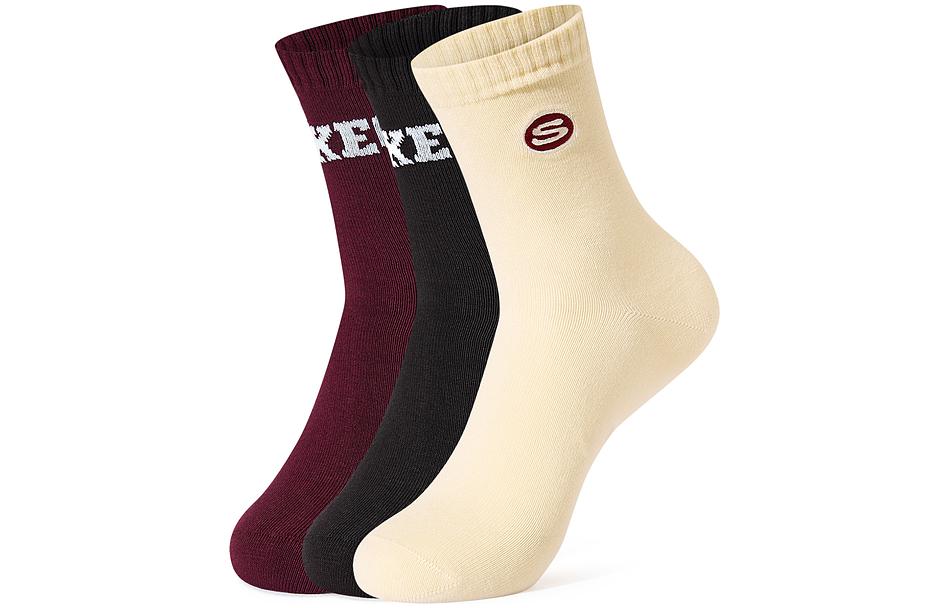 Skechers Colorful Crew Socks Unisex 3 Pack