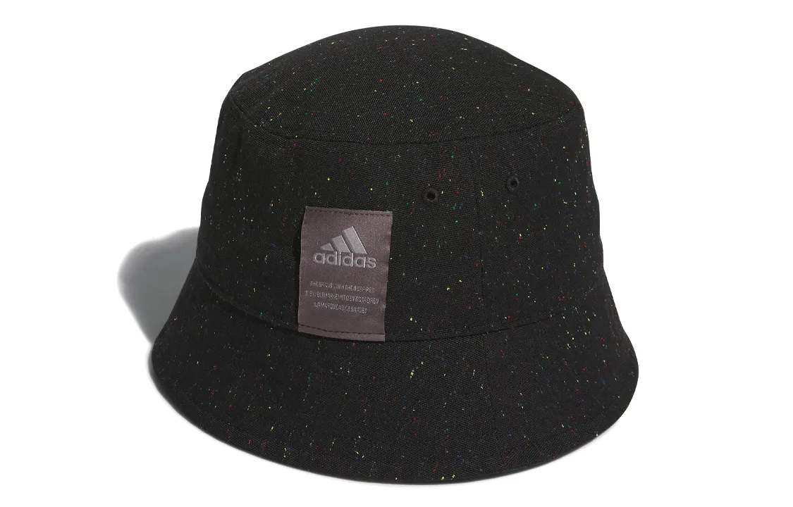 Adidas Cotton, Recycled Polyester, Faux Wool Bucket Hats Unisex Black