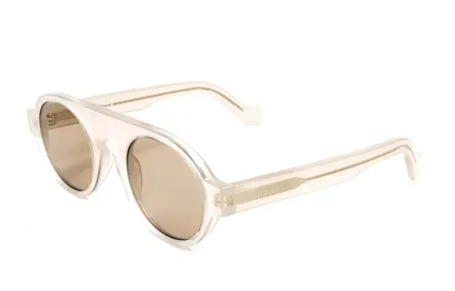 LOEWE Irregular Shape Sunglasses Men's Transparent