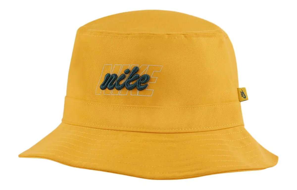 Nike Polyester Bucket Hats Unisex Yellow