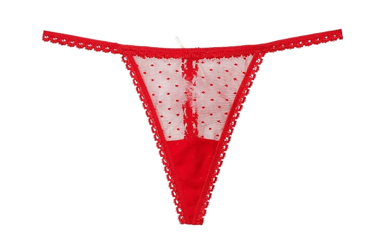 Женские трусы Victoria's Secret (красные)