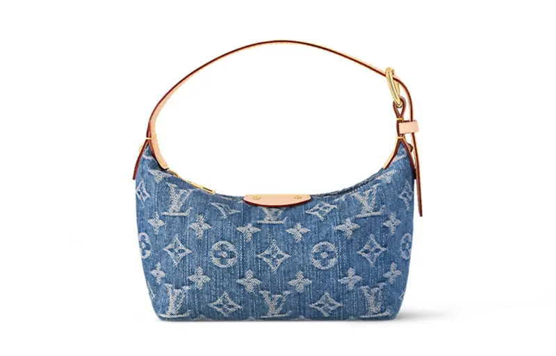 LOUIS VUITTON Hills Pochette Monogram Denim Blue