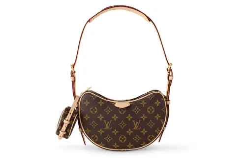 LOUIS VUITTON Croissant Mm Brown Monogram