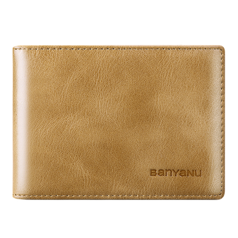 BANYANU Cow Leather Card Holder, Wallet Men's