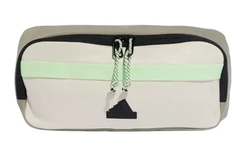 Adidas Recycled Material Fanny Pack Regular Unisex Aluminum & Pebble Silver & Semi Green Spark & Black