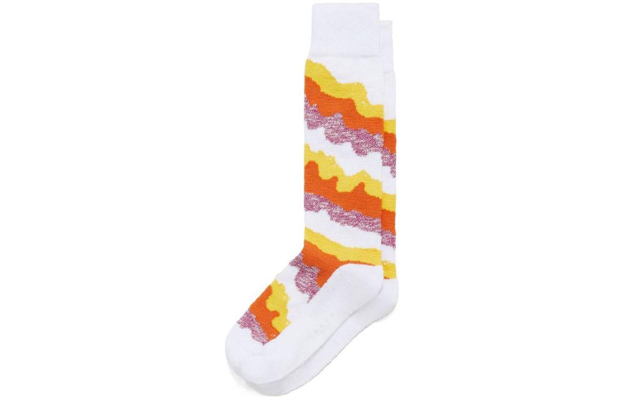 MARNI Knee High Socks Women’s 1 Pack White