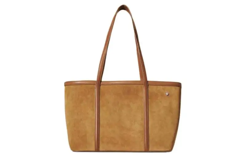 Loro Piana Calfskin Shoulder Bag Regular Women's Tan