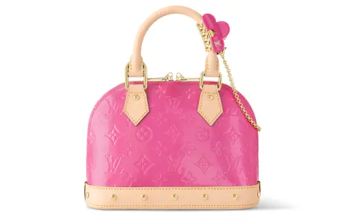 LOUIS VUITTON Alma Bb Neon Pink