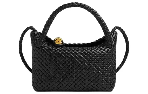 Bottega Veneta Cow Leather Handbag, Shoulder Bag, Crossbody Bag Mini Women's Black