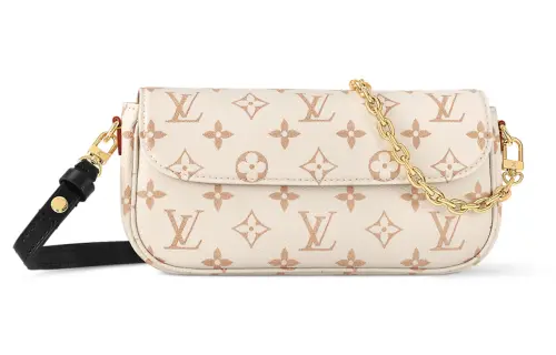 LOUIS VUITTON IVY Canvas Baguette Bag, Portable Crossbody Bag, Shoulder Bag Women's