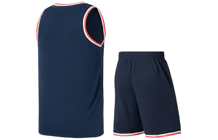 Li Ning Basketball Collection Casual Sportswear Men’s Guangdong Blue