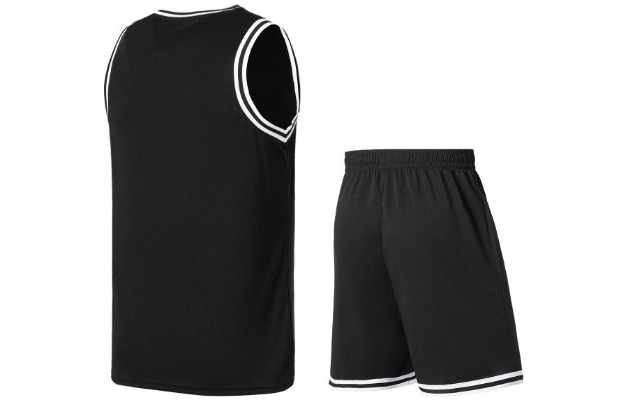 Li Ning Basketball Collection Casual Sportswear Men’s Black/Black And White Webbing